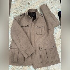 Men’s BOSS by Hugo Boss Camel Jacket Size 47 Regular